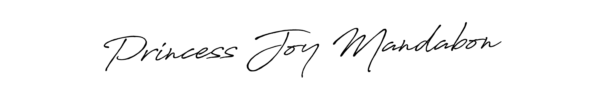Also we have Princess Joy Mandabon name is the best signature style. Create professional handwritten signature collection using Antro_Vectra_Bolder autograph style. Princess Joy Mandabon signature style 7 images and pictures png