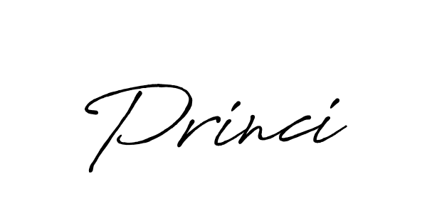 Create a beautiful signature design for name Princi. With this signature (Antro_Vectra_Bolder) fonts, you can make a handwritten signature for free. Princi signature style 7 images and pictures png