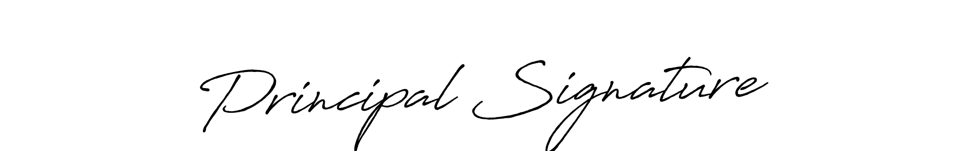 if you are searching for the best signature style for your name Principal Signature. so please give up your signature search. here we have designed multiple signature styles  using Antro_Vectra_Bolder. Principal Signature signature style 7 images and pictures png
