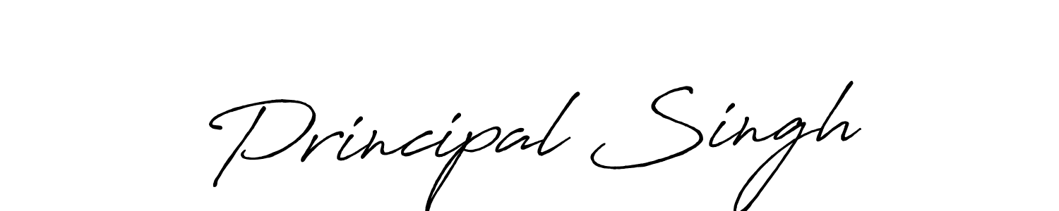Antro_Vectra_Bolder is a professional signature style that is perfect for those who want to add a touch of class to their signature. It is also a great choice for those who want to make their signature more unique. Get Principal Singh name to fancy signature for free. Principal Singh signature style 7 images and pictures png