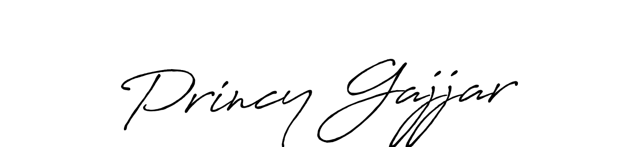 The best way (Antro_Vectra_Bolder) to make a short signature is to pick only two or three words in your name. The name Princy Gajjar include a total of six letters. For converting this name. Princy Gajjar signature style 7 images and pictures png