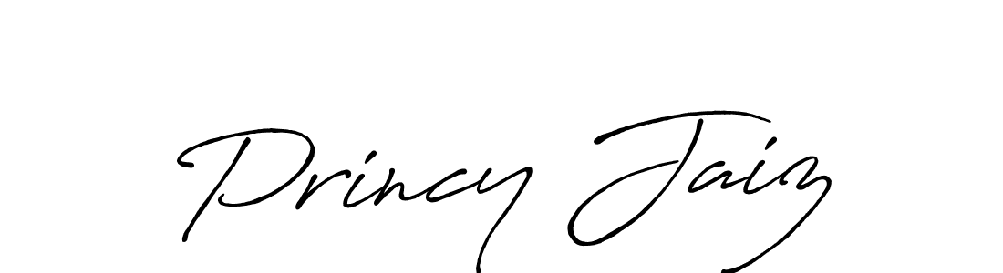 Design your own signature with our free online signature maker. With this signature software, you can create a handwritten (Antro_Vectra_Bolder) signature for name Princy Jaiz. Princy Jaiz signature style 7 images and pictures png