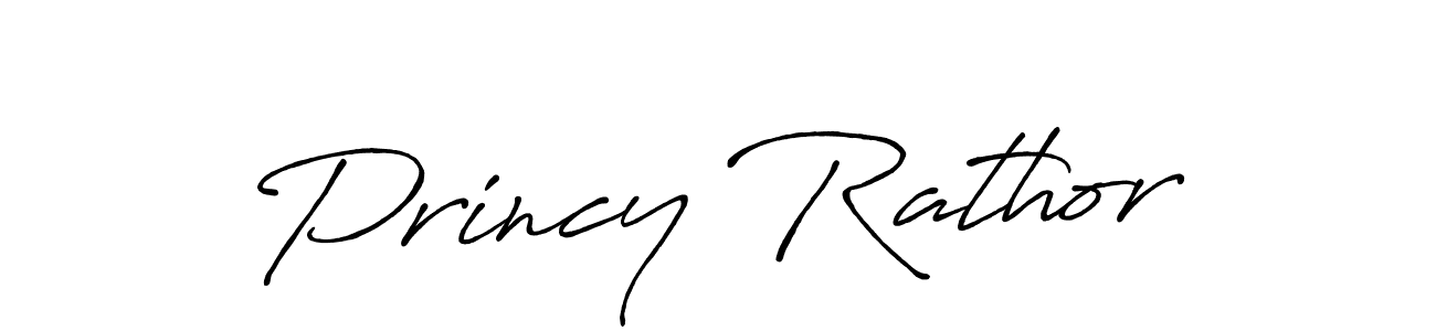 Create a beautiful signature design for name Princy Rathor. With this signature (Antro_Vectra_Bolder) fonts, you can make a handwritten signature for free. Princy Rathor signature style 7 images and pictures png