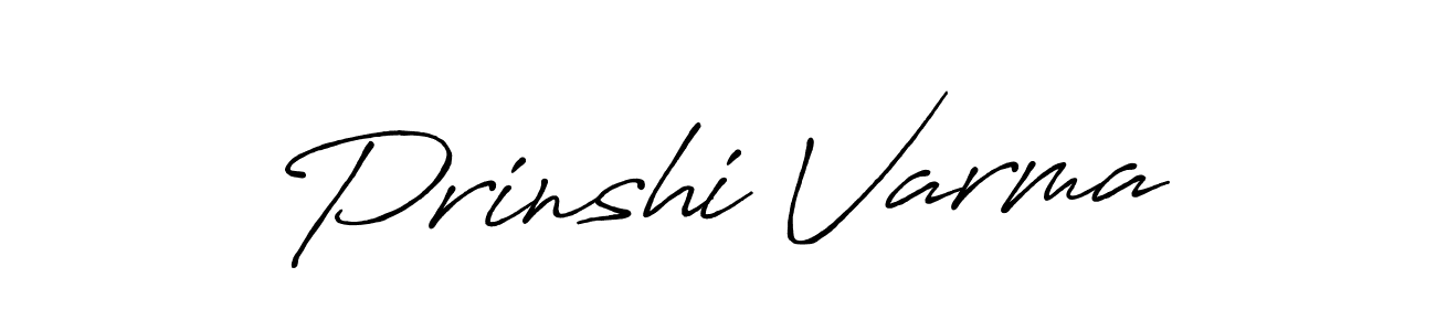 How to make Prinshi Varma signature? Antro_Vectra_Bolder is a professional autograph style. Create handwritten signature for Prinshi Varma name. Prinshi Varma signature style 7 images and pictures png