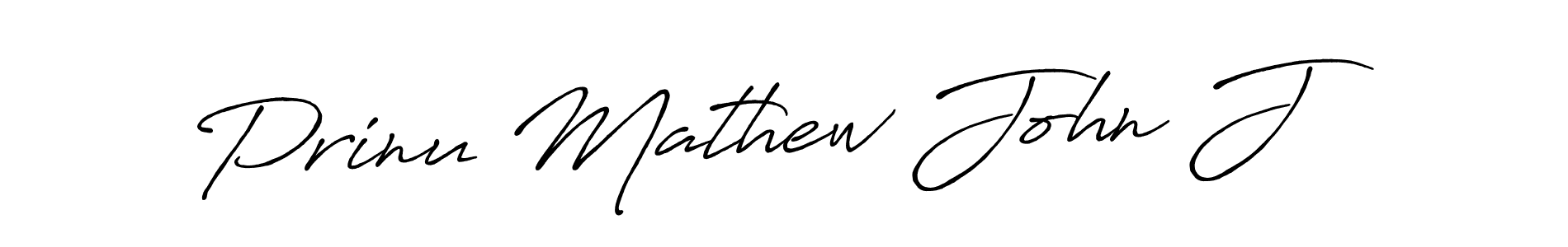 It looks lik you need a new signature style for name Prinu Mathew John J. Design unique handwritten (Antro_Vectra_Bolder) signature with our free signature maker in just a few clicks. Prinu Mathew John J signature style 7 images and pictures png