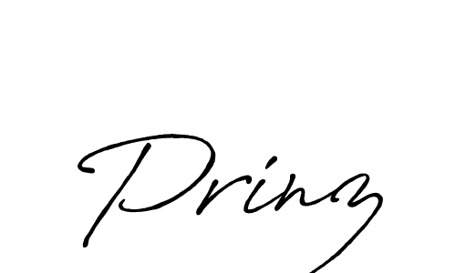 How to make Prinz name signature. Use Antro_Vectra_Bolder style for creating short signs online. This is the latest handwritten sign. Prinz signature style 7 images and pictures png