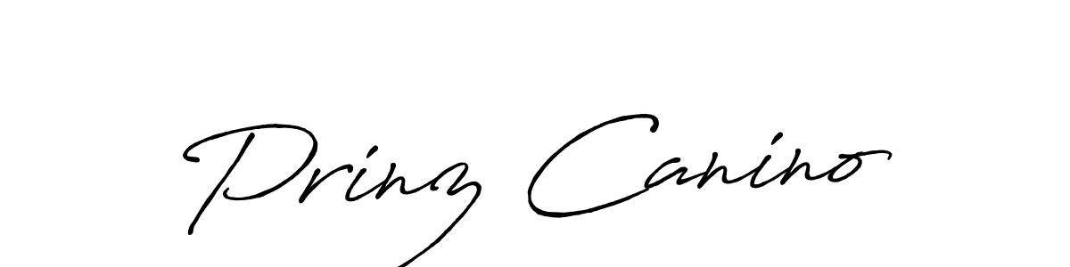 Once you've used our free online signature maker to create your best signature Antro_Vectra_Bolder style, it's time to enjoy all of the benefits that Prinz Canino name signing documents. Prinz Canino signature style 7 images and pictures png