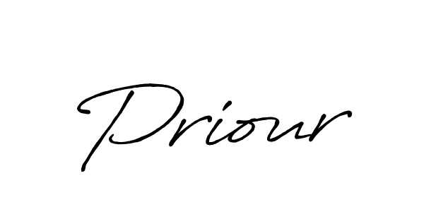 How to make Priour name signature. Use Antro_Vectra_Bolder style for creating short signs online. This is the latest handwritten sign. Priour signature style 7 images and pictures png