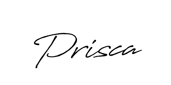 Create a beautiful signature design for name Prisca. With this signature (Antro_Vectra_Bolder) fonts, you can make a handwritten signature for free. Prisca signature style 7 images and pictures png