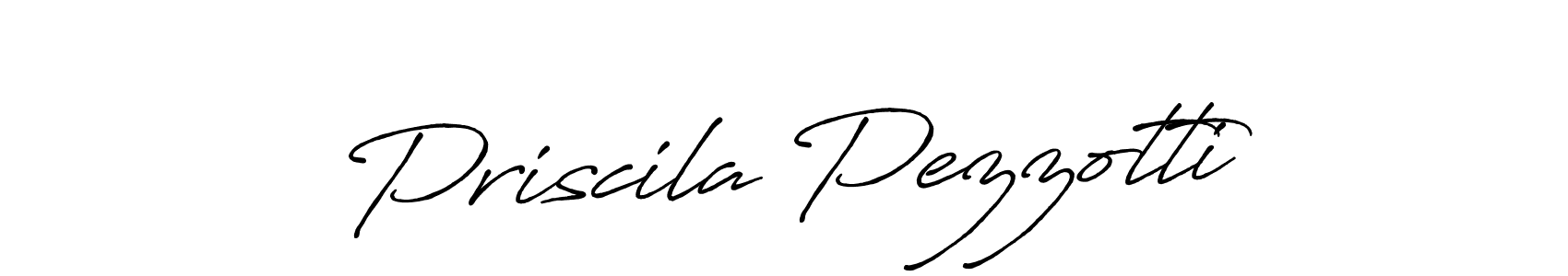 How to make Priscila Pezzotti signature? Antro_Vectra_Bolder is a professional autograph style. Create handwritten signature for Priscila Pezzotti name. Priscila Pezzotti signature style 7 images and pictures png