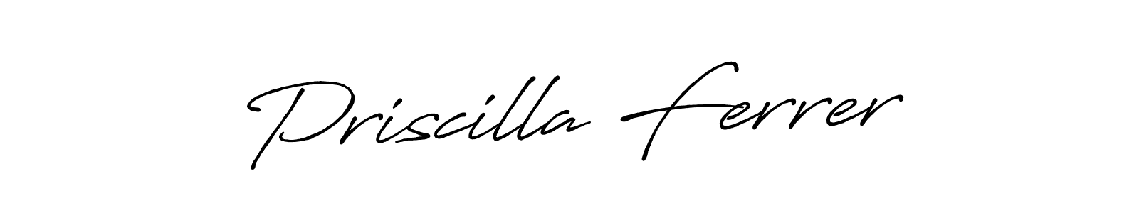 Similarly Antro_Vectra_Bolder is the best handwritten signature design. Signature creator online .You can use it as an online autograph creator for name Priscilla Ferrer. Priscilla Ferrer signature style 7 images and pictures png