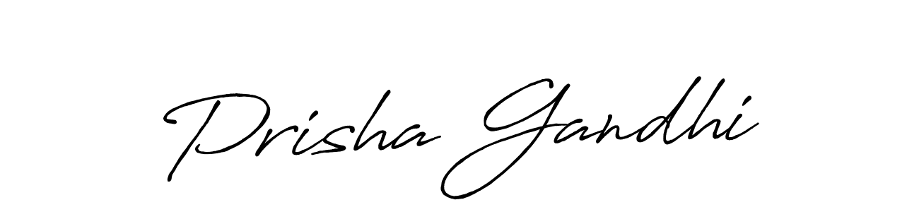 if you are searching for the best signature style for your name Prisha Gandhi. so please give up your signature search. here we have designed multiple signature styles  using Antro_Vectra_Bolder. Prisha Gandhi signature style 7 images and pictures png