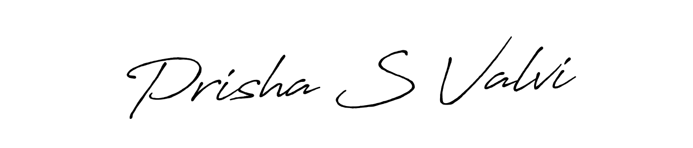 You should practise on your own different ways (Antro_Vectra_Bolder) to write your name (Prisha S Valvi) in signature. don't let someone else do it for you. Prisha S Valvi signature style 7 images and pictures png