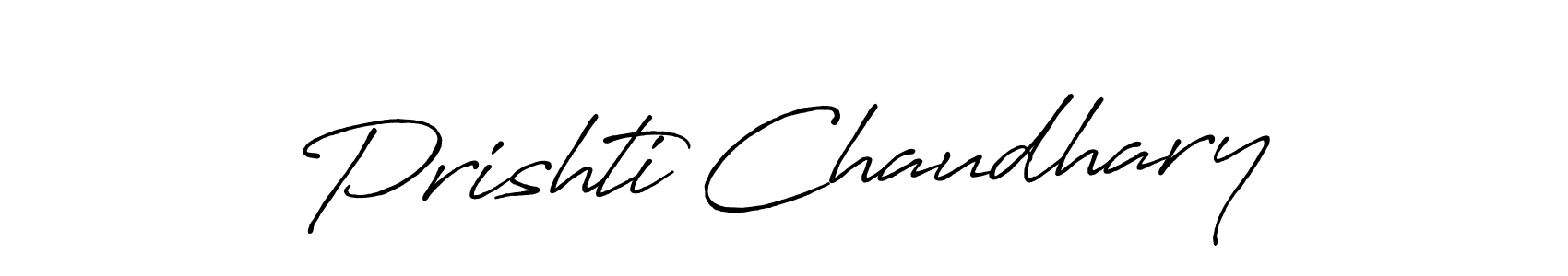 Use a signature maker to create a handwritten signature online. With this signature software, you can design (Antro_Vectra_Bolder) your own signature for name Prishti Chaudhary. Prishti Chaudhary signature style 7 images and pictures png