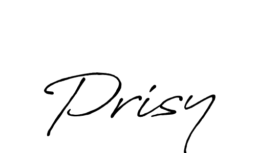 How to make Prisy signature? Antro_Vectra_Bolder is a professional autograph style. Create handwritten signature for Prisy name. Prisy signature style 7 images and pictures png