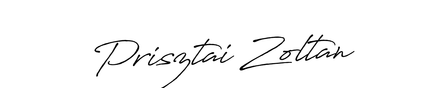 How to make Prisztai Zoltan signature? Antro_Vectra_Bolder is a professional autograph style. Create handwritten signature for Prisztai Zoltan name. Prisztai Zoltan signature style 7 images and pictures png