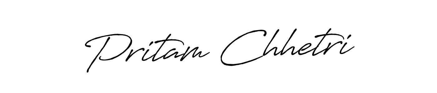 if you are searching for the best signature style for your name Pritam Chhetri. so please give up your signature search. here we have designed multiple signature styles  using Antro_Vectra_Bolder. Pritam Chhetri signature style 7 images and pictures png