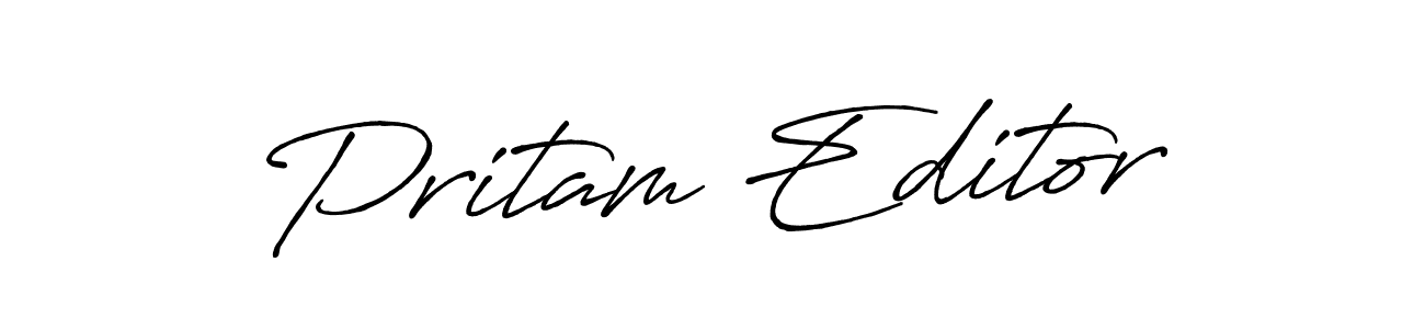 It looks lik you need a new signature style for name Pritam Editor. Design unique handwritten (Antro_Vectra_Bolder) signature with our free signature maker in just a few clicks. Pritam Editor signature style 7 images and pictures png