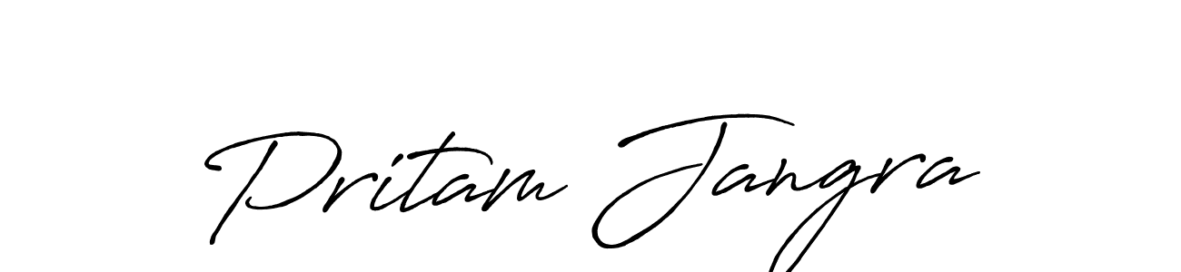 Make a beautiful signature design for name Pritam Jangra. Use this online signature maker to create a handwritten signature for free. Pritam Jangra signature style 7 images and pictures png