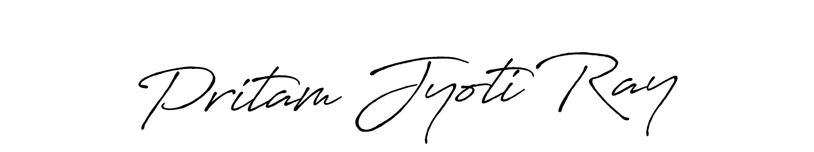 Also You can easily find your signature by using the search form. We will create Pritam Jyoti Ray name handwritten signature images for you free of cost using Antro_Vectra_Bolder sign style. Pritam Jyoti Ray signature style 7 images and pictures png