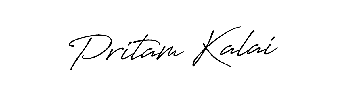 Also we have Pritam Kalai name is the best signature style. Create professional handwritten signature collection using Antro_Vectra_Bolder autograph style. Pritam Kalai signature style 7 images and pictures png