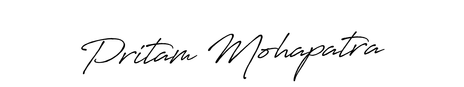 How to make Pritam Mohapatra signature? Antro_Vectra_Bolder is a professional autograph style. Create handwritten signature for Pritam Mohapatra name. Pritam Mohapatra signature style 7 images and pictures png