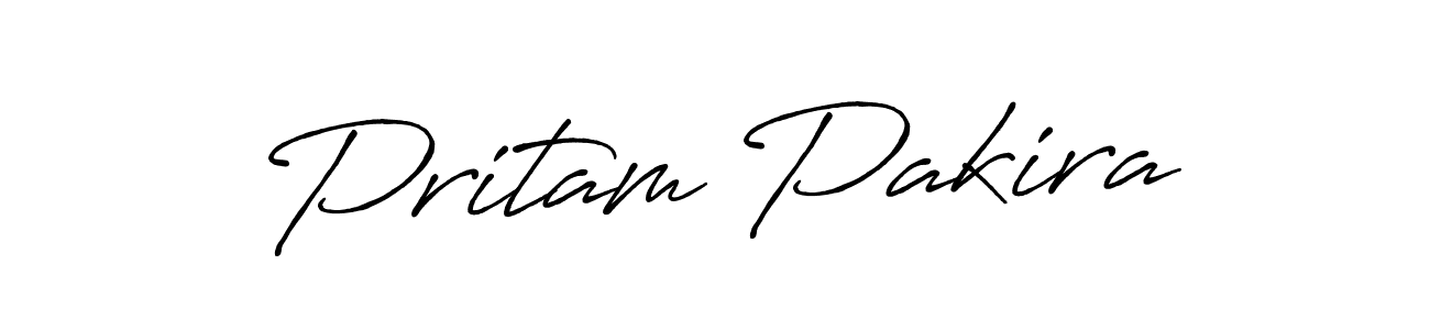 Pritam Pakira stylish signature style. Best Handwritten Sign (Antro_Vectra_Bolder) for my name. Handwritten Signature Collection Ideas for my name Pritam Pakira. Pritam Pakira signature style 7 images and pictures png
