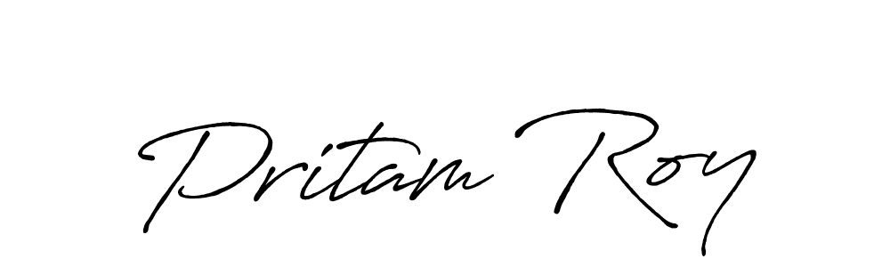 The best way (Antro_Vectra_Bolder) to make a short signature is to pick only two or three words in your name. The name Pritam Roy include a total of six letters. For converting this name. Pritam Roy signature style 7 images and pictures png