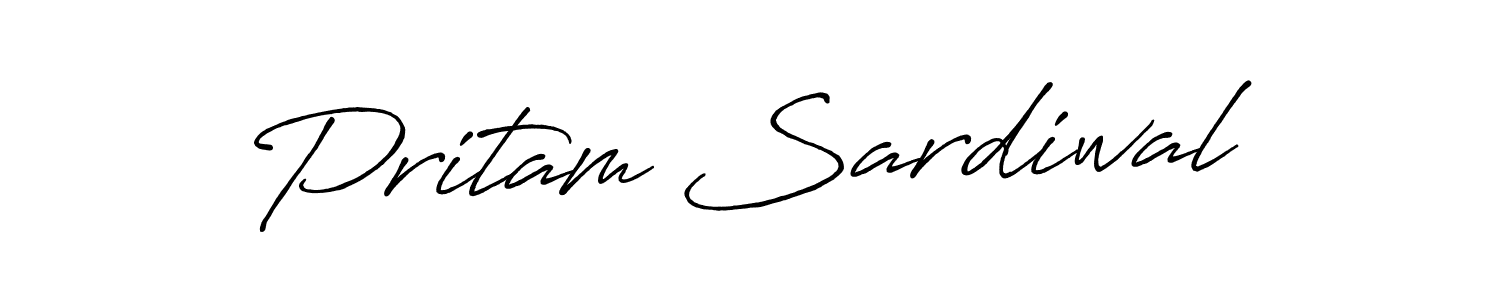 Make a beautiful signature design for name Pritam Sardiwal. Use this online signature maker to create a handwritten signature for free. Pritam Sardiwal signature style 7 images and pictures png