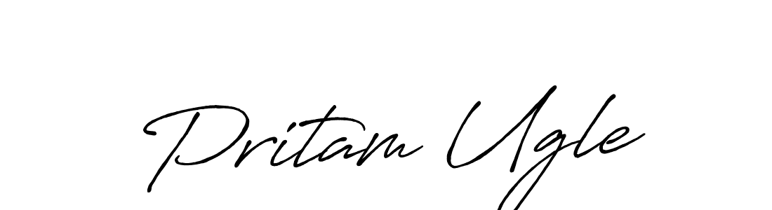 Antro_Vectra_Bolder is a professional signature style that is perfect for those who want to add a touch of class to their signature. It is also a great choice for those who want to make their signature more unique. Get Pritam Ugle name to fancy signature for free. Pritam Ugle signature style 7 images and pictures png