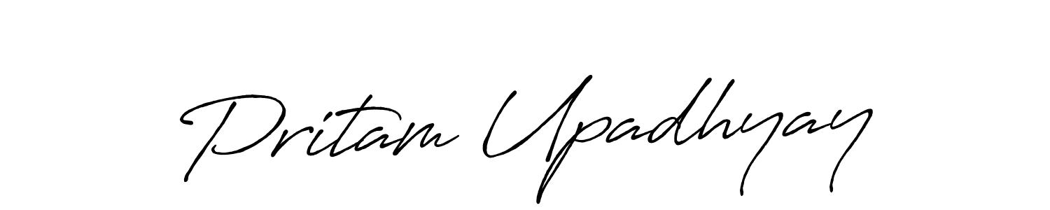 Antro_Vectra_Bolder is a professional signature style that is perfect for those who want to add a touch of class to their signature. It is also a great choice for those who want to make their signature more unique. Get Pritam Upadhyay name to fancy signature for free. Pritam Upadhyay signature style 7 images and pictures png