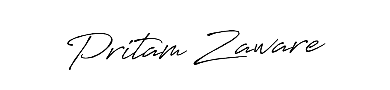 Antro_Vectra_Bolder is a professional signature style that is perfect for those who want to add a touch of class to their signature. It is also a great choice for those who want to make their signature more unique. Get Pritam Zaware name to fancy signature for free. Pritam Zaware signature style 7 images and pictures png