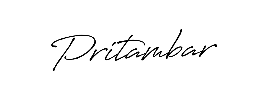 How to make Pritambar signature? Antro_Vectra_Bolder is a professional autograph style. Create handwritten signature for Pritambar name. Pritambar signature style 7 images and pictures png