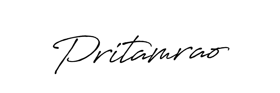 Antro_Vectra_Bolder is a professional signature style that is perfect for those who want to add a touch of class to their signature. It is also a great choice for those who want to make their signature more unique. Get Pritamrao name to fancy signature for free. Pritamrao signature style 7 images and pictures png