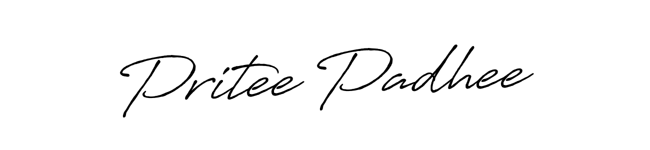 How to make Pritee Padhee signature? Antro_Vectra_Bolder is a professional autograph style. Create handwritten signature for Pritee Padhee name. Pritee Padhee signature style 7 images and pictures png