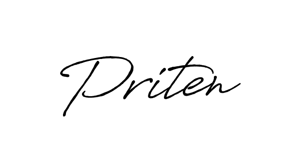 Similarly Antro_Vectra_Bolder is the best handwritten signature design. Signature creator online .You can use it as an online autograph creator for name Priten. Priten signature style 7 images and pictures png