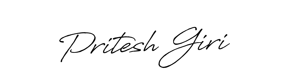 Make a short Pritesh Giri signature style. Manage your documents anywhere anytime using Antro_Vectra_Bolder. Create and add eSignatures, submit forms, share and send files easily. Pritesh Giri signature style 7 images and pictures png