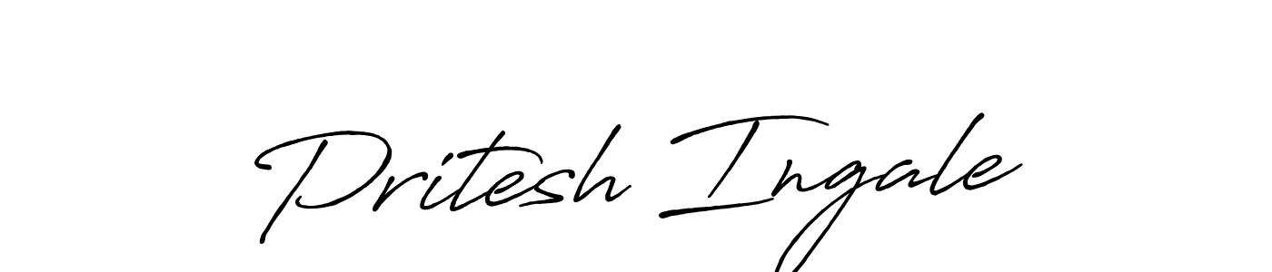 Use a signature maker to create a handwritten signature online. With this signature software, you can design (Antro_Vectra_Bolder) your own signature for name Pritesh Ingale. Pritesh Ingale signature style 7 images and pictures png