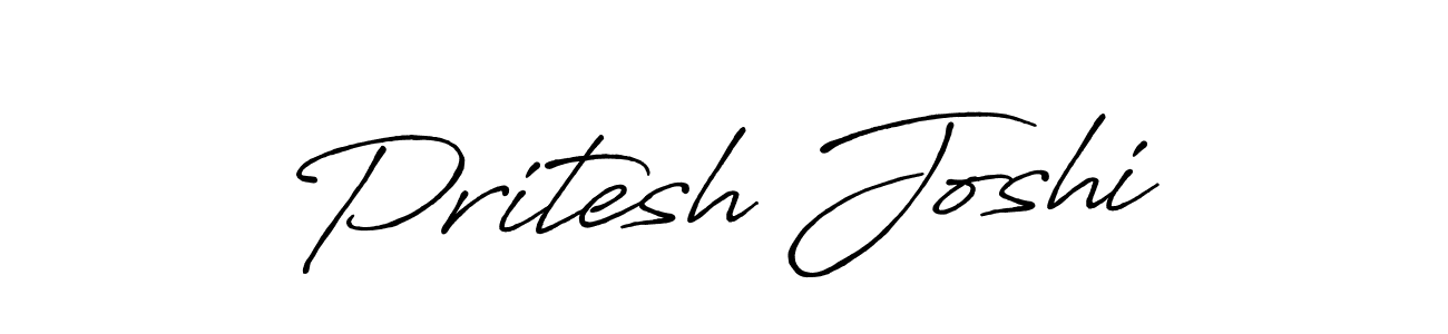 The best way (Antro_Vectra_Bolder) to make a short signature is to pick only two or three words in your name. The name Pritesh Joshi include a total of six letters. For converting this name. Pritesh Joshi signature style 7 images and pictures png