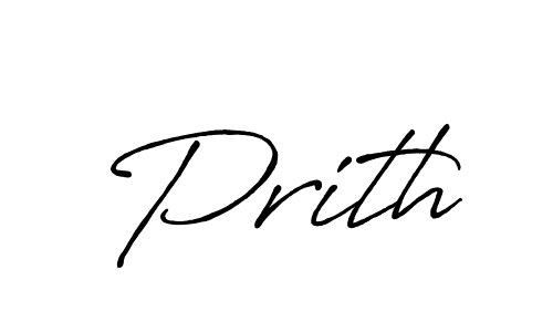 Create a beautiful signature design for name Prith. With this signature (Antro_Vectra_Bolder) fonts, you can make a handwritten signature for free. Prith signature style 7 images and pictures png