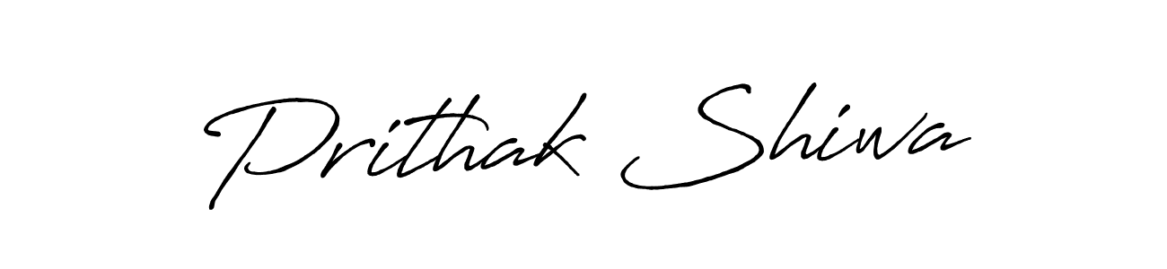 Design your own signature with our free online signature maker. With this signature software, you can create a handwritten (Antro_Vectra_Bolder) signature for name Prithak Shiwa. Prithak Shiwa signature style 7 images and pictures png