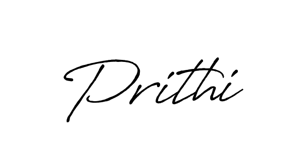 Design your own signature with our free online signature maker. With this signature software, you can create a handwritten (Antro_Vectra_Bolder) signature for name Prithi. Prithi signature style 7 images and pictures png