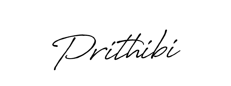 Create a beautiful signature design for name Prithibi. With this signature (Antro_Vectra_Bolder) fonts, you can make a handwritten signature for free. Prithibi signature style 7 images and pictures png