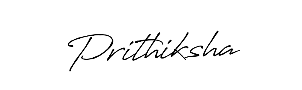 Prithiksha stylish signature style. Best Handwritten Sign (Antro_Vectra_Bolder) for my name. Handwritten Signature Collection Ideas for my name Prithiksha. Prithiksha signature style 7 images and pictures png