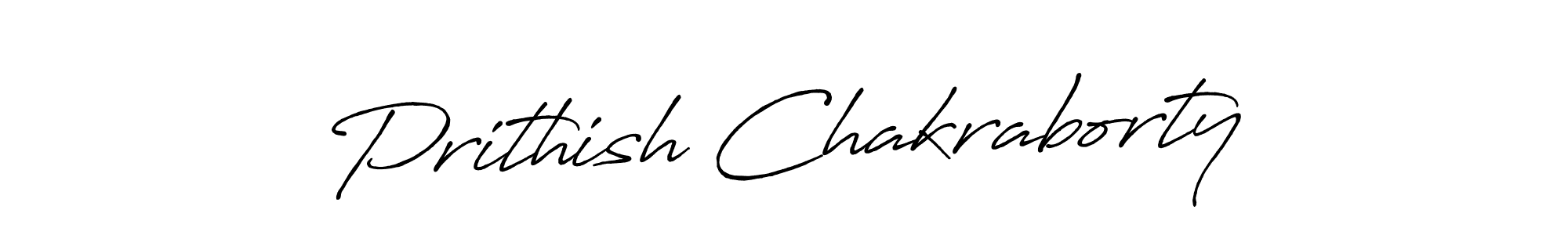 Also we have Prithish Chakraborty name is the best signature style. Create professional handwritten signature collection using Antro_Vectra_Bolder autograph style. Prithish Chakraborty signature style 7 images and pictures png