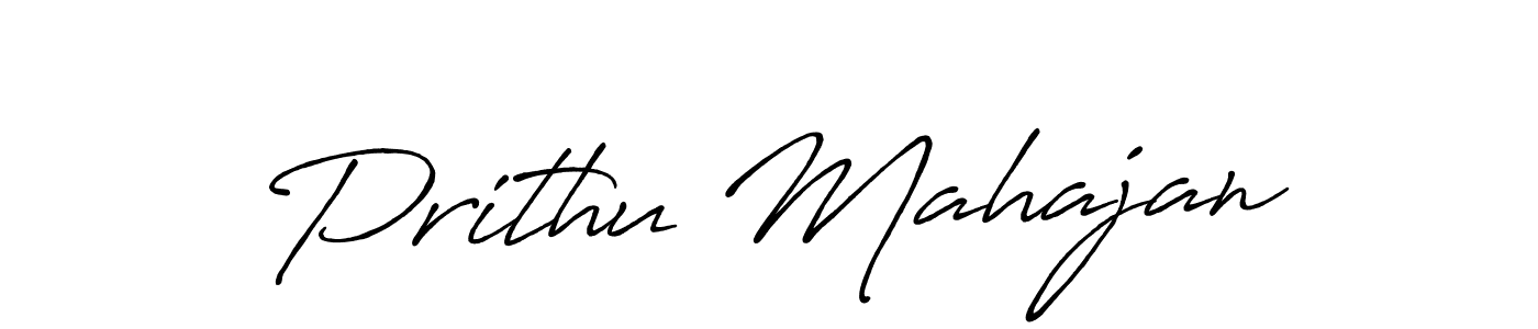 Also You can easily find your signature by using the search form. We will create Prithu Mahajan name handwritten signature images for you free of cost using Antro_Vectra_Bolder sign style. Prithu Mahajan signature style 7 images and pictures png