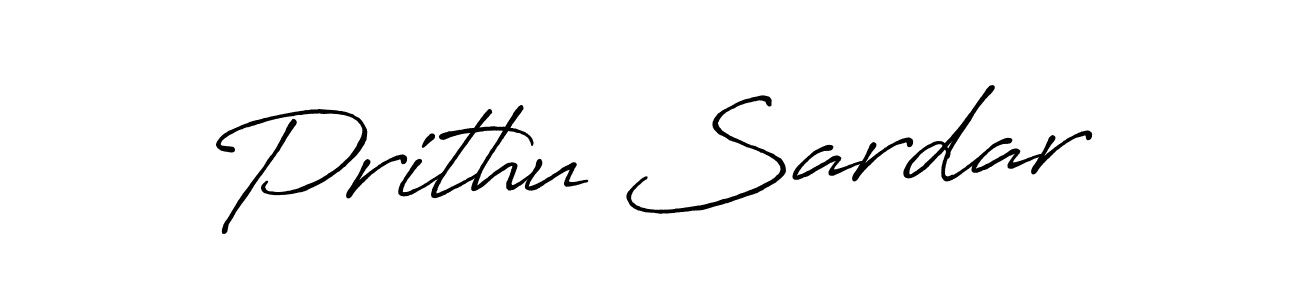 Make a beautiful signature design for name Prithu Sardar. Use this online signature maker to create a handwritten signature for free. Prithu Sardar signature style 7 images and pictures png