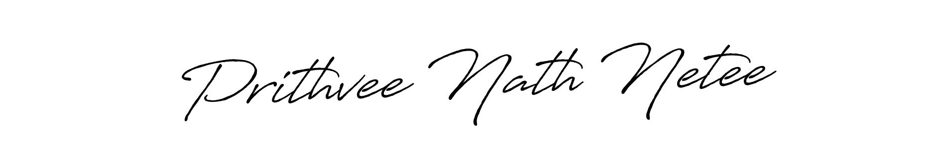Use a signature maker to create a handwritten signature online. With this signature software, you can design (Antro_Vectra_Bolder) your own signature for name Prithvee Nath Netee. Prithvee Nath Netee signature style 7 images and pictures png