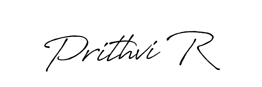 Make a beautiful signature design for name Prithvi R. Use this online signature maker to create a handwritten signature for free. Prithvi R signature style 7 images and pictures png