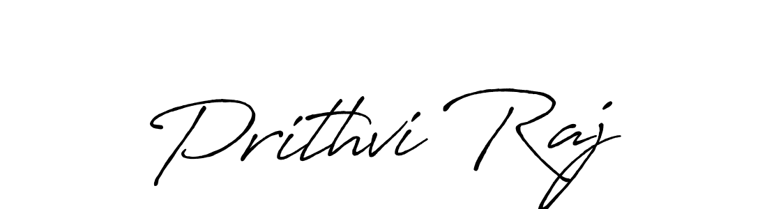 Design your own signature with our free online signature maker. With this signature software, you can create a handwritten (Antro_Vectra_Bolder) signature for name Prithvi Raj. Prithvi Raj signature style 7 images and pictures png